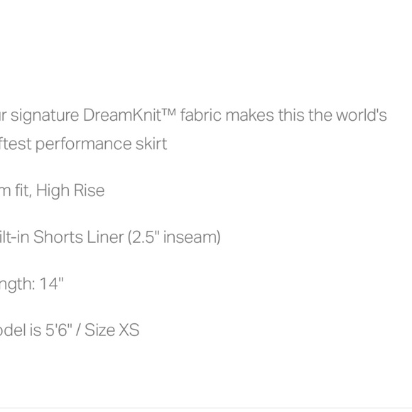 Vuori Halo Performance Skort Sz L - Picture 6 of 7